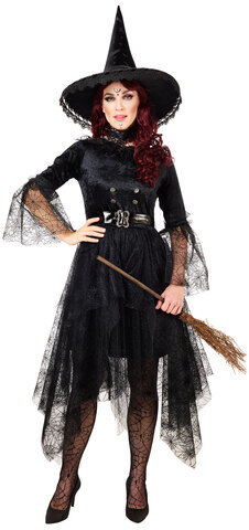 buttinette Kleid "Hexe", schwarz