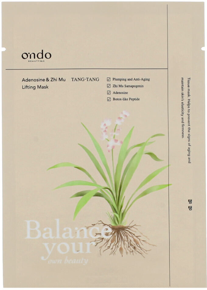 Ondo Beauty 36.5 TANG-TANG Adenosine & Zhi Mu Lifting Mask 25 g