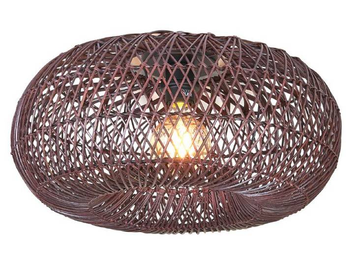 GOOD&MOJO Deckenlampe Arizona rattan/Schirm ø50x23cm S Natur