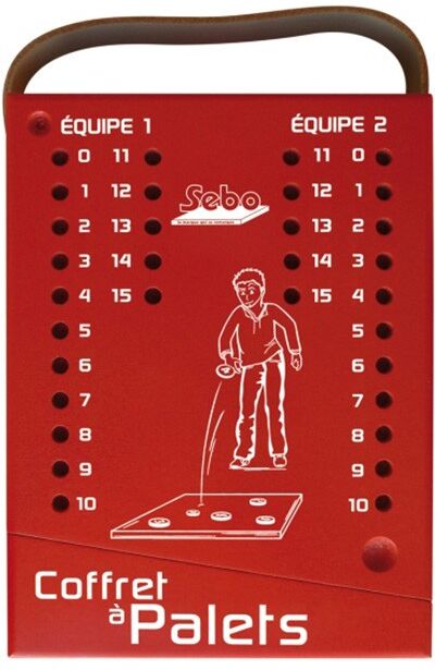 Cadetel Coffret vide pour jeu de palets en laiton
