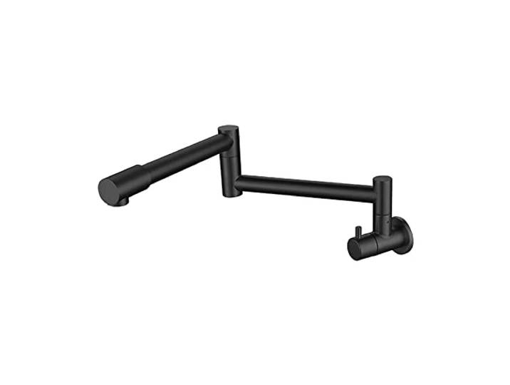Küchenarmatur, Einklappen in den Wandhahn 304 Edelstahl Universal-Rotationshahn Küche Verdeckter einzelner Kaltwasserhahn(2)