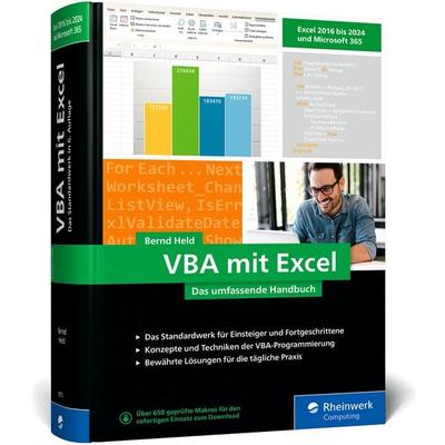 VBA mit Excel, Gebundene Ausgabe von Bernd Held, Rheinwerk, 978-3-367-10573-1