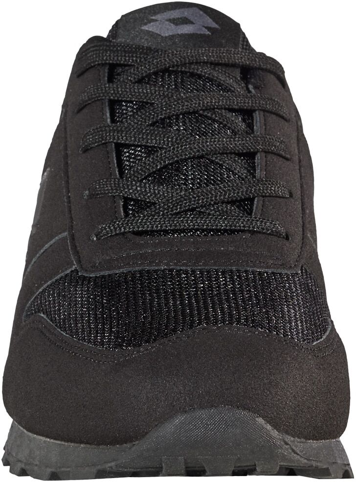 Sneaker LOTTO, Herren, Gr. 40, schwarz (schwarz, dunkelgrau), Kunstfaser, Synthetik, gepflegt, Schuhe Sneaker, - leicht und bequem