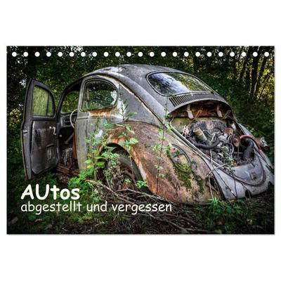 Autos, abgestellt und vergessen (Tischkalender 2026 DIN A5 quer), CALVENDO Monatskalender