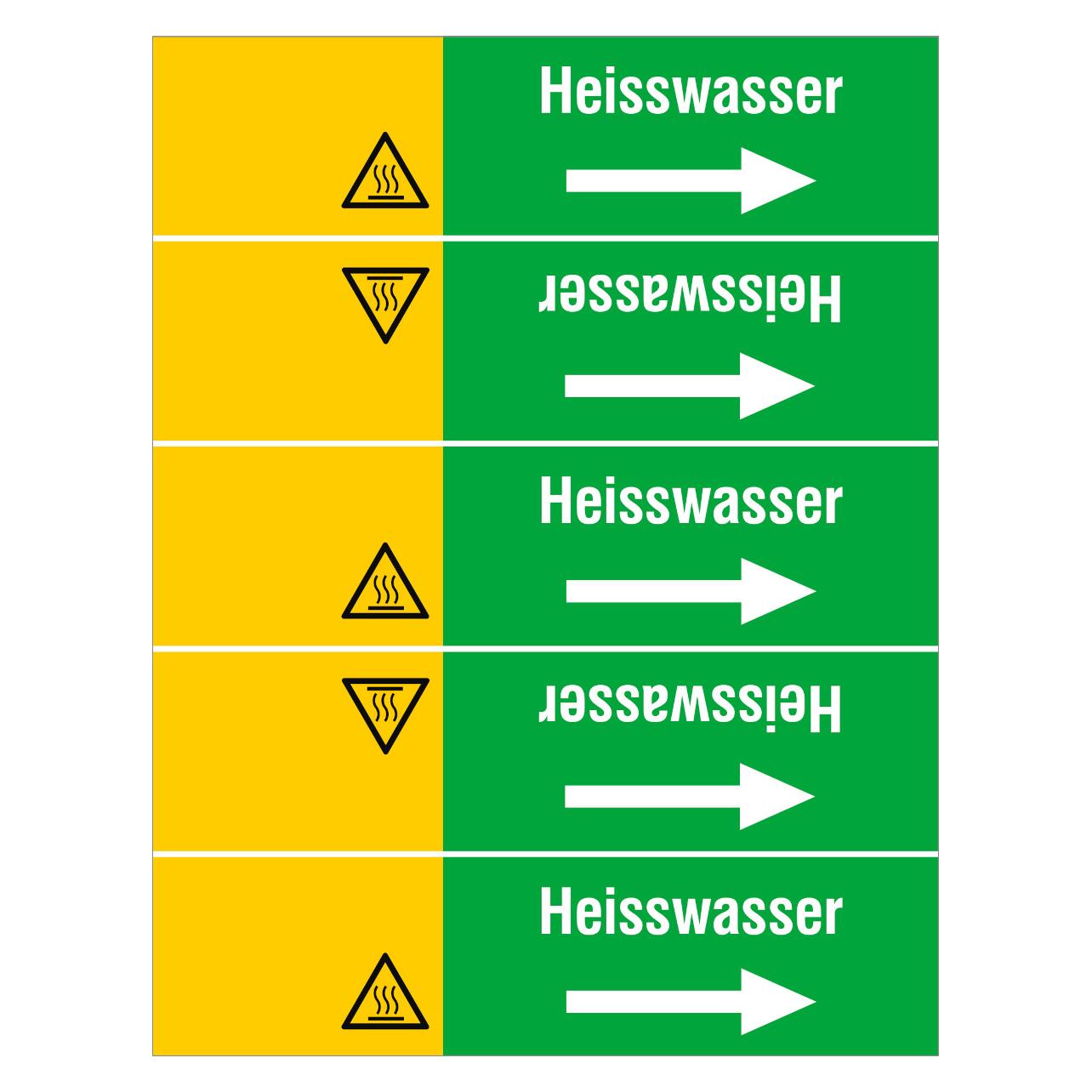 Brady ISO 20560 Rohrmarkierer - Wasser (318978)