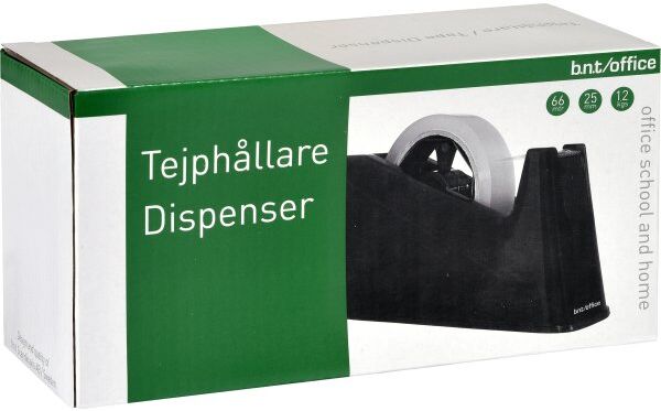Office Tapedispenser   66m   Sort