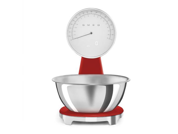 Smeg KSF01RDWW Keuken weegschaal Rood