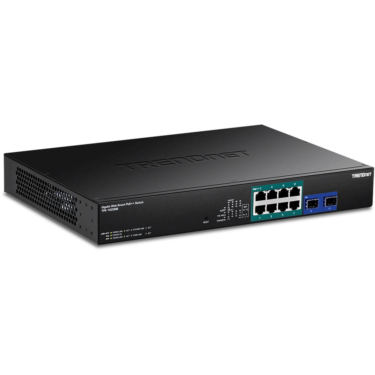 TrendNet 10-Port Gigabit Web Smart PoE++ Switch
