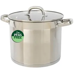 Salter BW13905 Timeless 24 cm Stockpot, Pfanne + Kochtopf, Silber