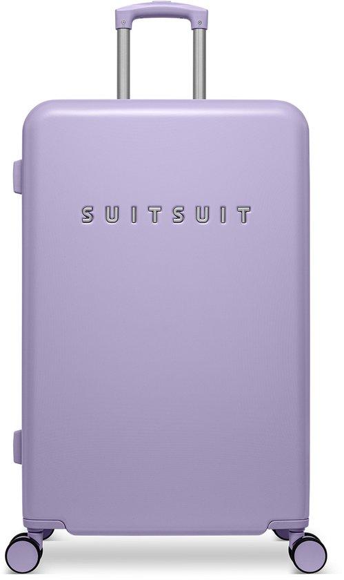 SUITSUIT Evolution 76 cm Hartschale Reiskoffer - Lovely Lilac, 93 l, TSA-Zahlenschloss, 4 Rollen