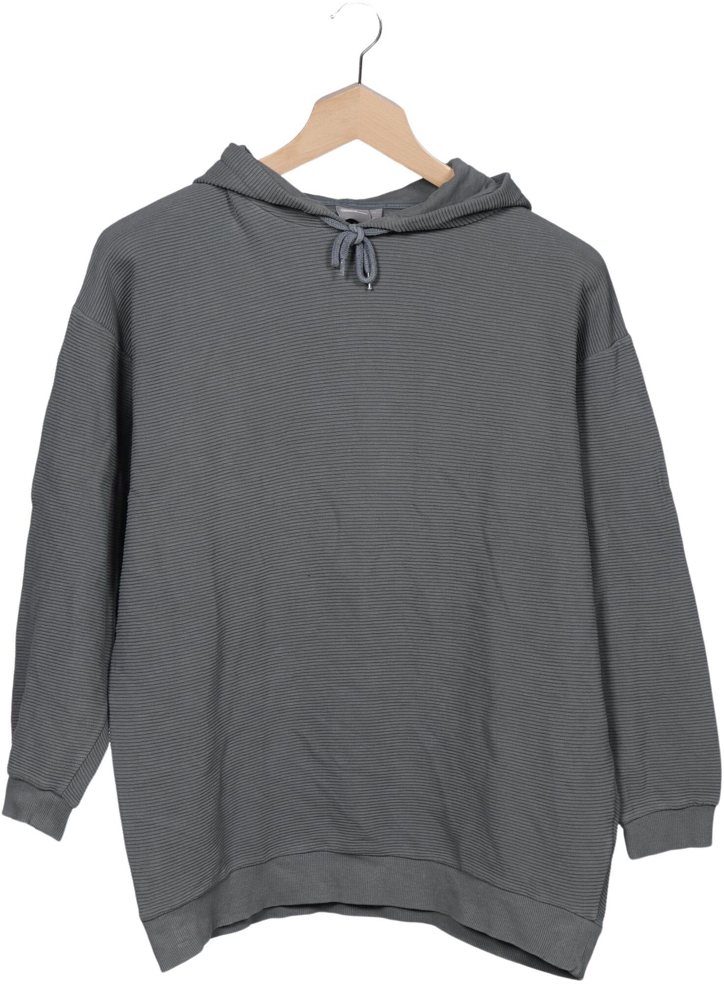asos Herren Kapuzenpullover, Grau, Gr. XL, Baumwolle / Elasthan - Second Hand