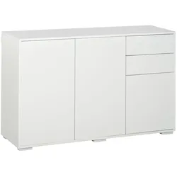 HOMCOM Sideboard Aufbewahrungsschrank Mehrzweckschrank mit 2 Schublade 3 Türen