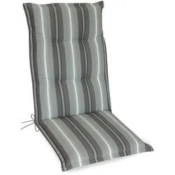 Hochlehner-Auflage Florence 120 x 50 cm Polyester Grau