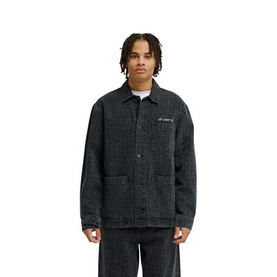 Langarmhemd DC SHOES "Hawkshaw Snake", Herren, Gr. XL, schwarz (laser scales snake), Obermaterial: 75% Baumwolle, 25% Baumwolle., Hemden