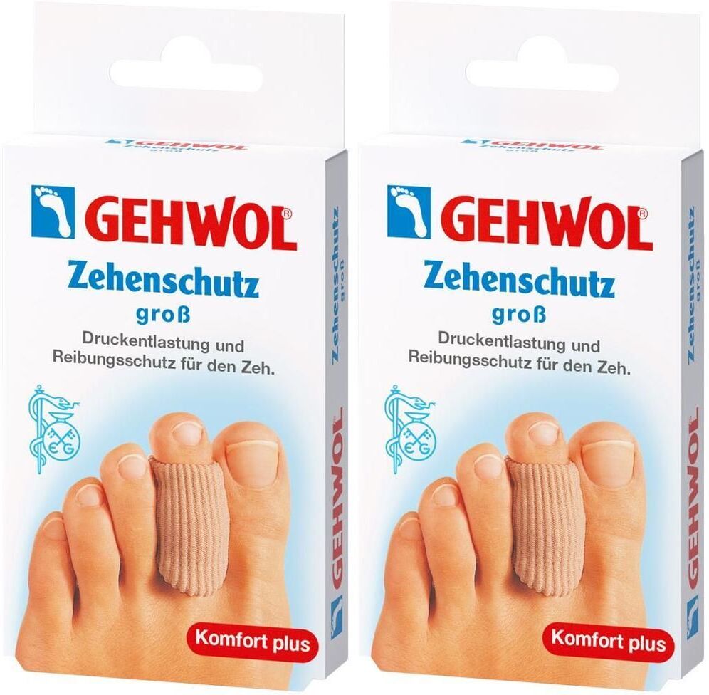 GEHWOHL Gehwol Polymer Gel Zehen Schutz groß 2x 2x2 St Pflaster