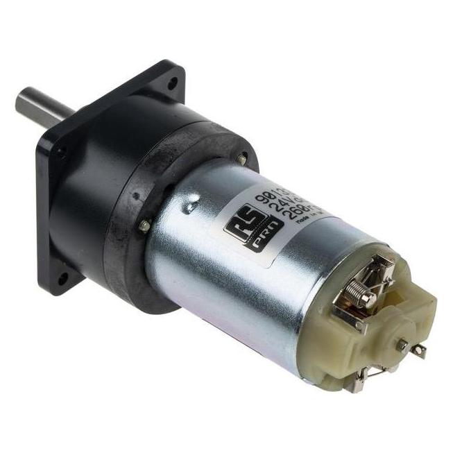 RS PRO DC Geared Motor 24V, 70 mNm, 260 rpm (9013305)
