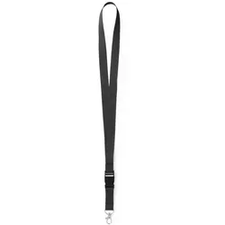 25x Seil / Lanyard mit Multifunktionsschnalle Schwarz