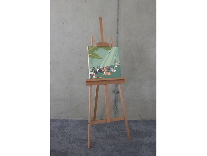 Image Bambi Life in the Forest 40 x 40 x 2cm Multicolore
