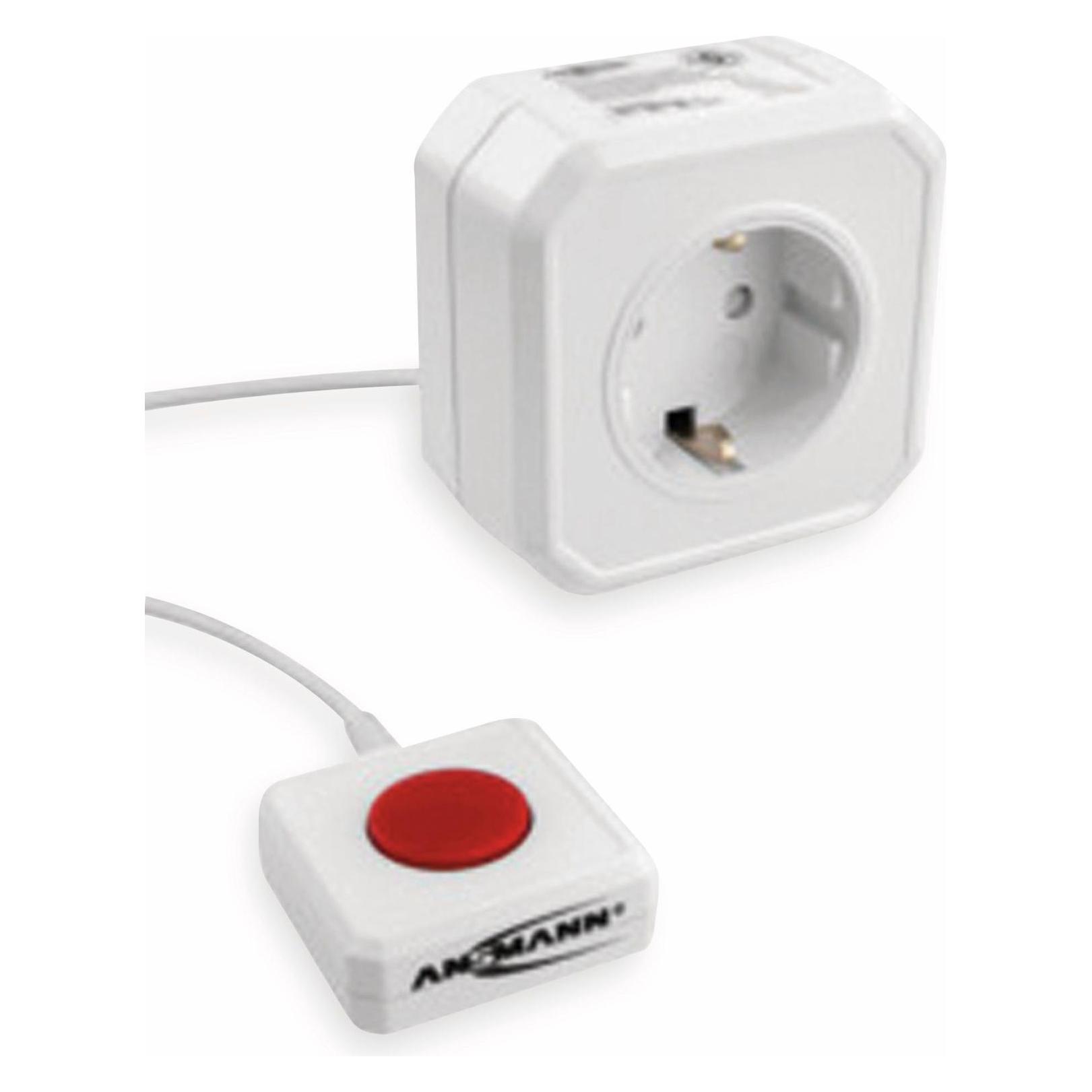 Ansmann 1260-0002 Energiesparsteckdose Weiss Eurostecker 1 St. (1x, CEE 7/3, 1.80 m) (1260-0002)