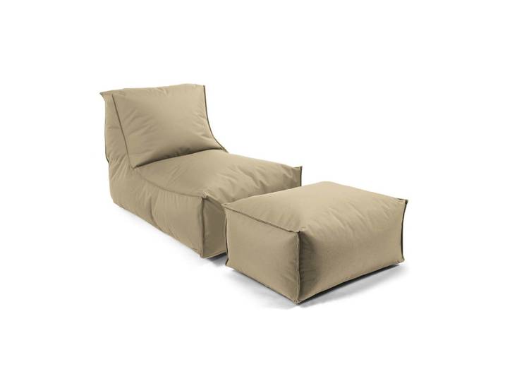 OUTDOOR SITZSACK und Hocker Der Sundowner