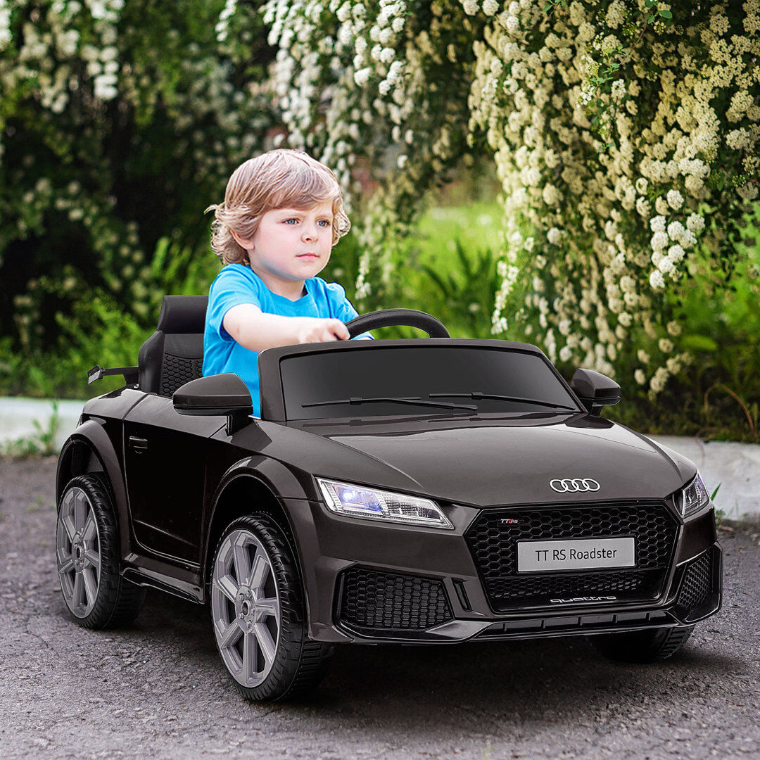 Gregoire Isabelle & Max Audi TT RS Licensed 12V Kids' Electric Ride on Car for Kids Black 1