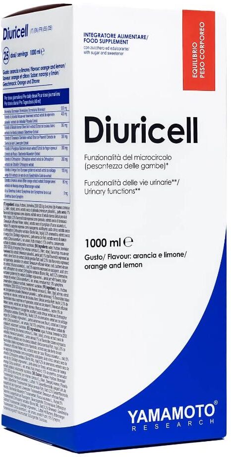 YAMAMOTO SpA Yamamoto Research Diuricell limone/zenzero, 1000 ml