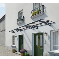 Palram - Canopia Herald 6690 | Vordach | Anthrazit | 139x671x33 cm - Anthrazit