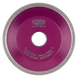 Tyrolit, Zubehör Schleifer, Schleifteller AMIGO 100 mm Hochl.St. geh., HSS, Un-/Nl.St. geh. 126 Bohrung 20 mm