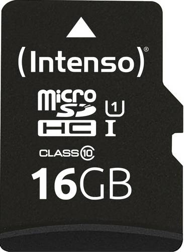 Intenso 16GB microSDHC Performance microSD-Karte 16GB Class 10 UHS-I Wasserdicht