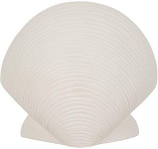 Sagebrook Home Ceramic Coastal Bonnet Seashell Figurine - White