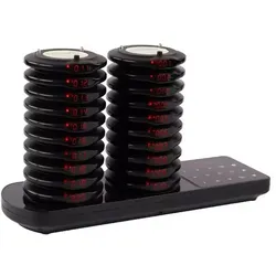 Set mit 20 Rufscheiben für Restaurants / Pager / Piepser, 500 m Reichweite