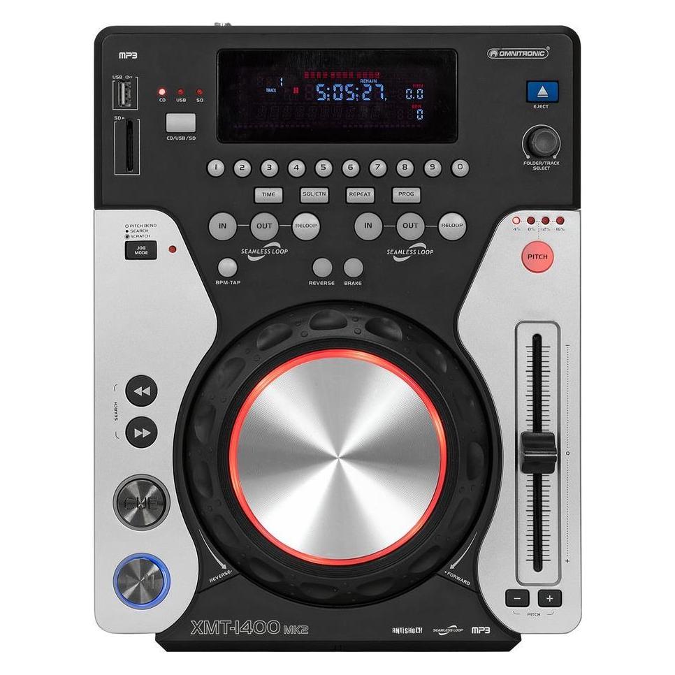 Omnitronic XMT-1400 MK2 Tabletop-CD-Player (11046036)