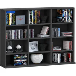 VCM, Regal, Standregal Bücherregal Regal Megosa L (102 x 23 x 82 cm)