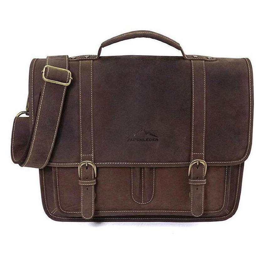Alpenleder Notebooktasche Ohio Koffee 15 (15", Universal) (VLRBS02-K)