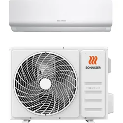 Split-Klimagerät Sonniger Single Split Klimagerät SX 3,4 kW Außen Inneneinheit