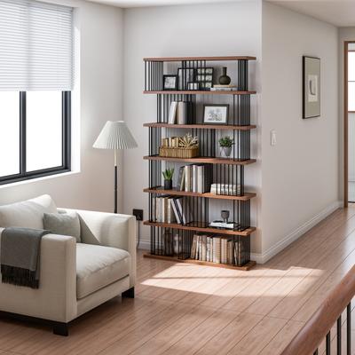 DAVEE FURNITURE EVE Modern Iron Standard Bookcase - 47.24*11.81*86.81 inches