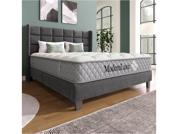 Matelas 140x200 Ressorts Ensachés Matelas Mousse Froide FloraGrace Pour Chambre Adulte Roulé Sous Vide 140x200x20cm