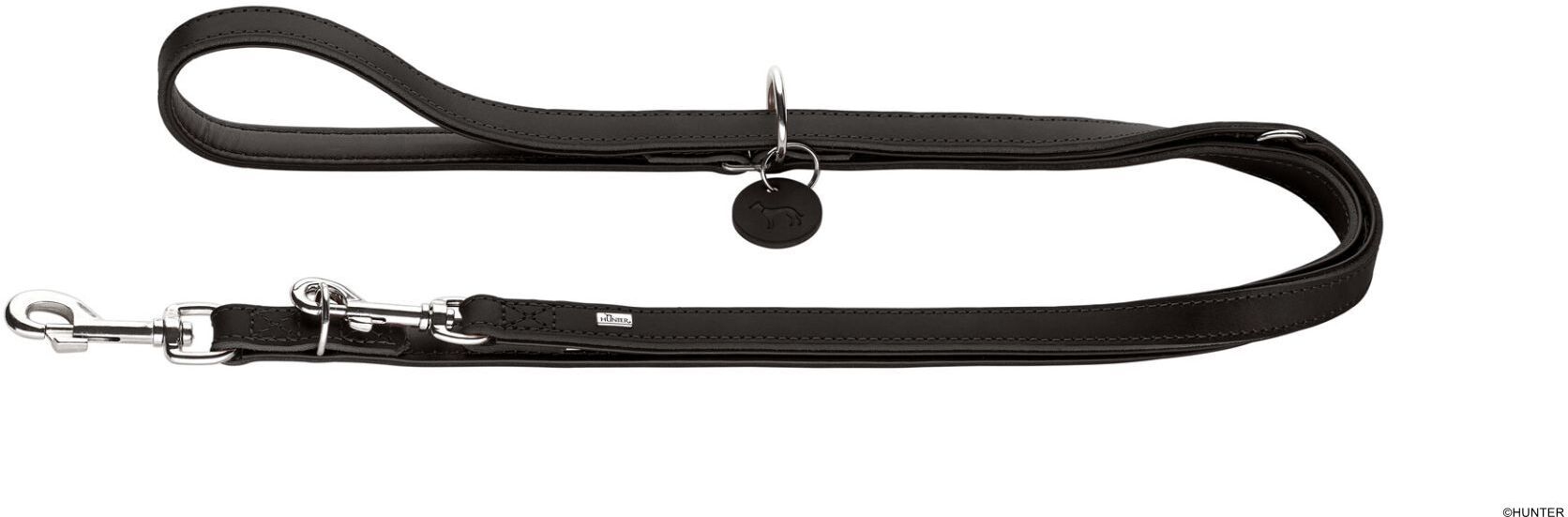 DOG SPORT HUNTER Verstellbare Führleine Comfort 20/200, schwarz