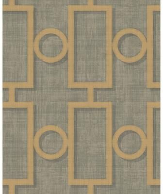 Seabrook Designs Adorn Geometric Unpasted Wallpaper