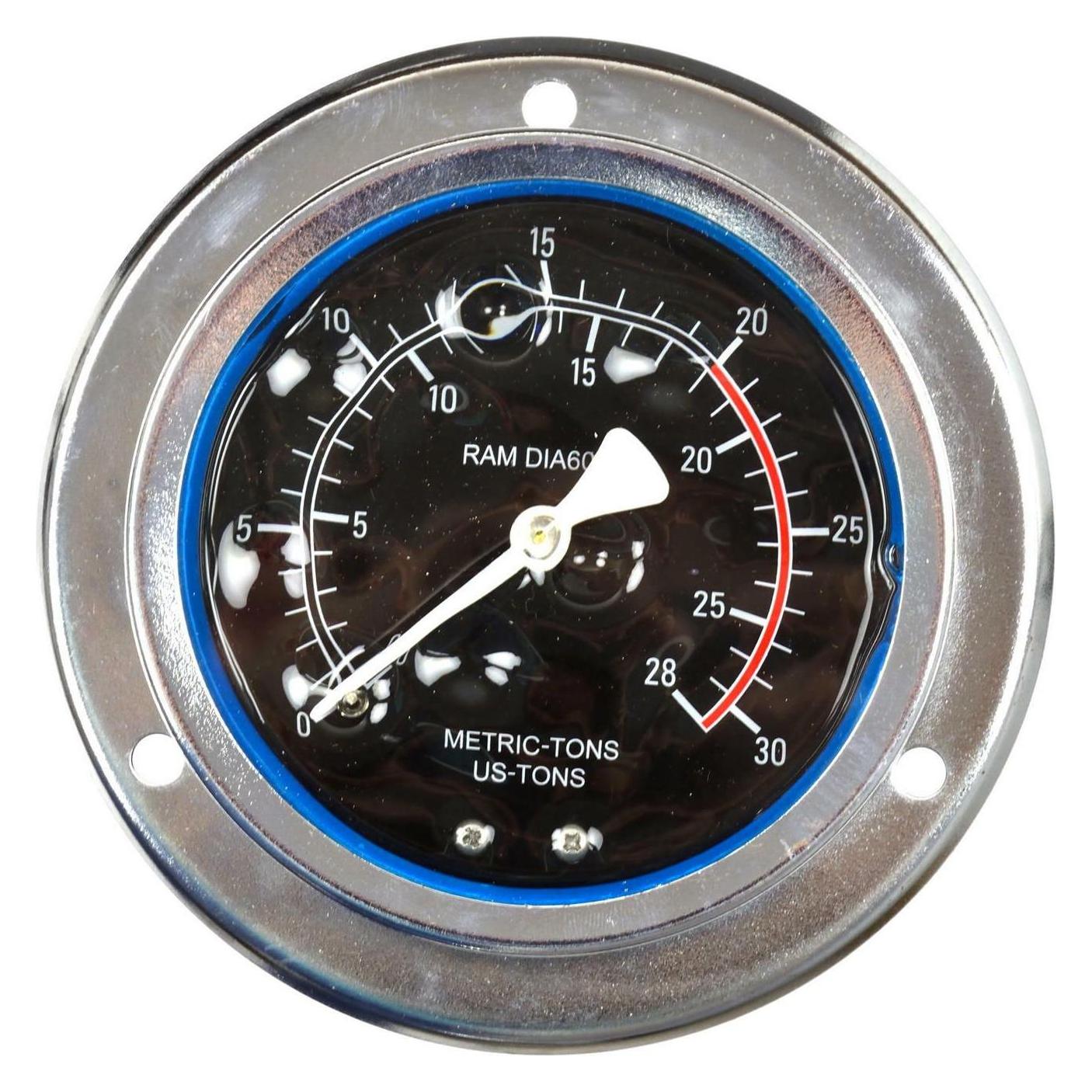 GEKO Hydraulikpumpe für Werkstattpresse 20T, Manometer (24239564)