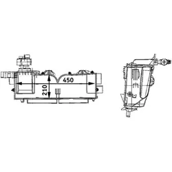 Verdampfer Klimaanlage MAHLE AE 62 000P für Peugeot Fiat Citroën Lancia 806 Zeta
