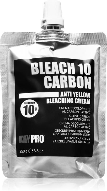 Kaypro Bleach 10 Carbon Anti Yellow Bleaching Cream crème éclaircissante pour cheveux 250 g