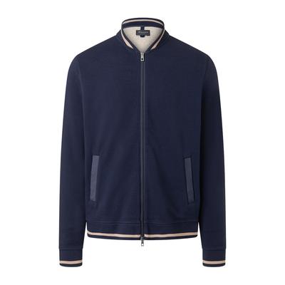 Sweatjacke MAERZ MUENCHEN "Maerz Muenchen 636801 Sweatjacke Herren Bekleidung", Herren, Gr. 58, blau, 93% Baumwolle, 7% Elasthan, Sweatjacken Sweatjacke