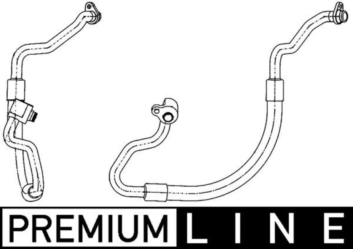 Niederdruckleitung, Klimaanlage MAHLE AP 129 000P