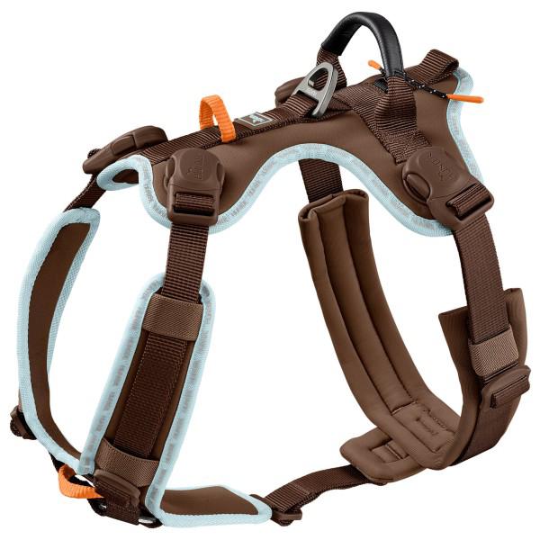 Hunter - ErgoMove Pro - Hundegeschirr Gr M/L - Hals 50-90 cm, Bauch 66-102 cm braun