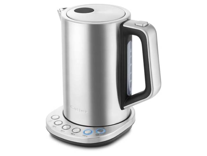 CATLER KE 550 Edelstahl Wasserkocher, 1,7 L, 2200 W, Temperaturregelung 70-100°C, Warmhaltefunktion, automatische Abschaltung, beleuchtetes Design