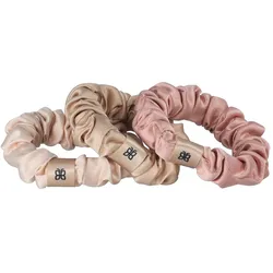 3 Stück PARSA Beauty Scrunchie-Set mehrfarbig satiniert