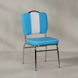 KADIMA DESIGN Retro Esszimmerstuhl, 50er-Jahre Diner Style, bequeme Polsterung, verschiedene Farben