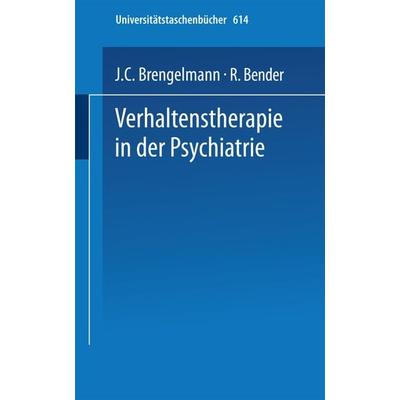 Verhaltenstherapie in der Psychiatrie, Taschenbuch von , Steinkopff, 978-3-7985-0453-0