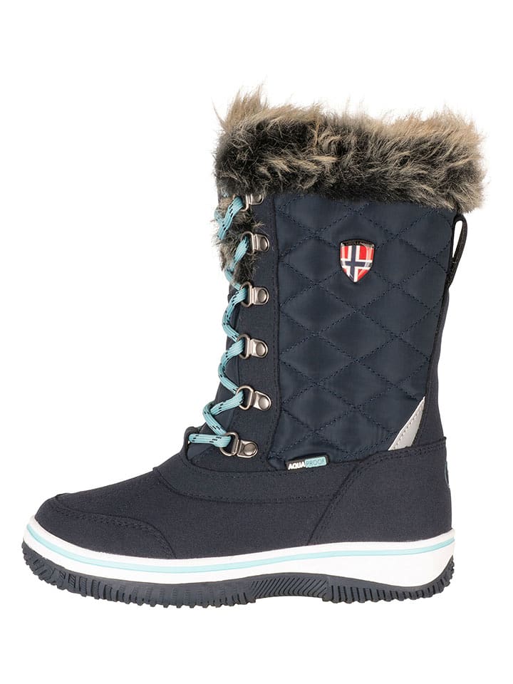 Trollkids Winterstiefel "Holmenkollen" in Dunkelblau - 31
